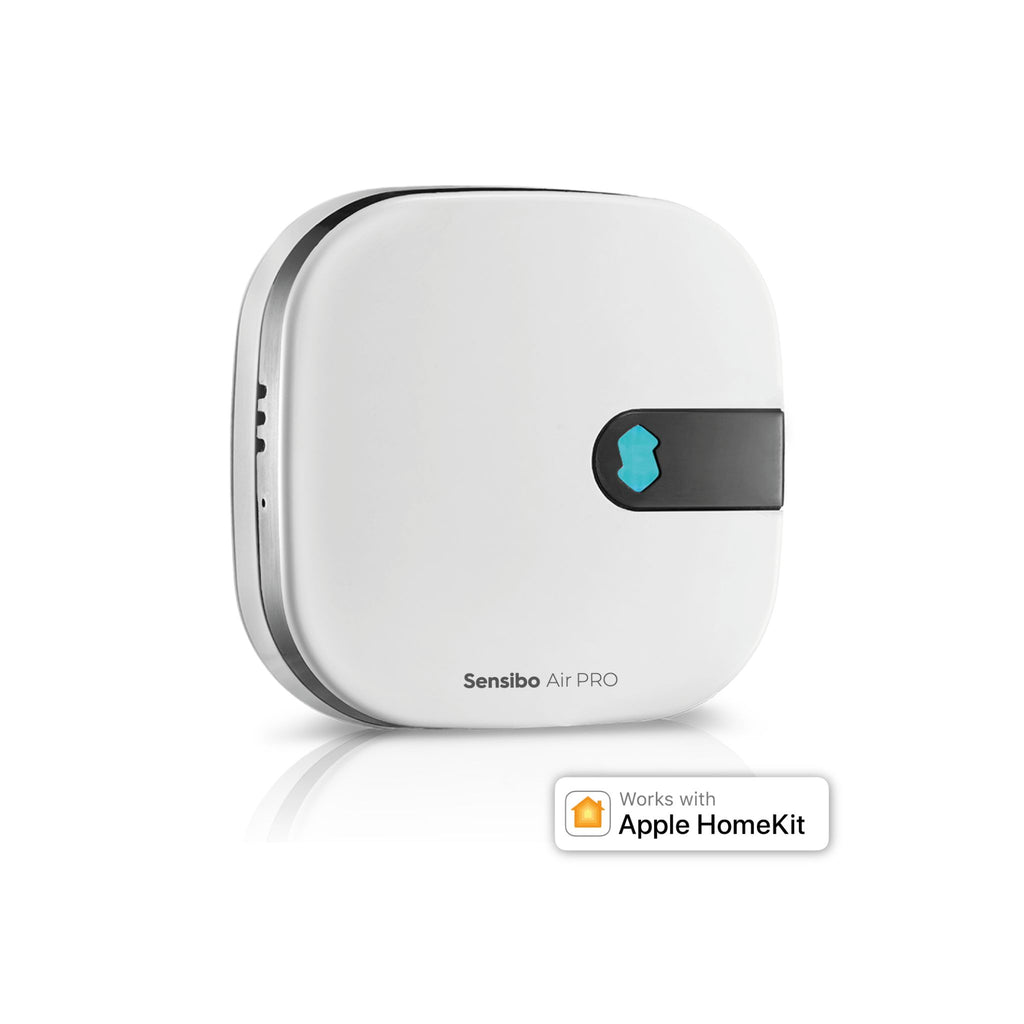 Sensibo Air PRO smart AC controller side view, works with Apple HomeKit

